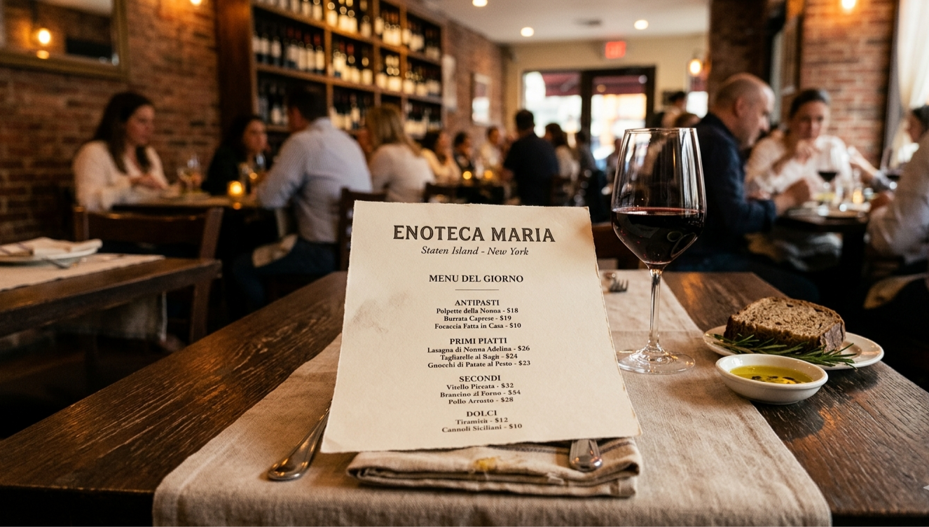 Enoteca Maria Menu: Authentic Italian & Nonnas of the World Dining Experience Guide